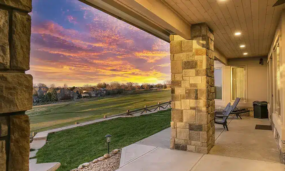 Luxurious patio built by O'Keefe Built, the premier Patio Builders and Pavers contractors in Colorado