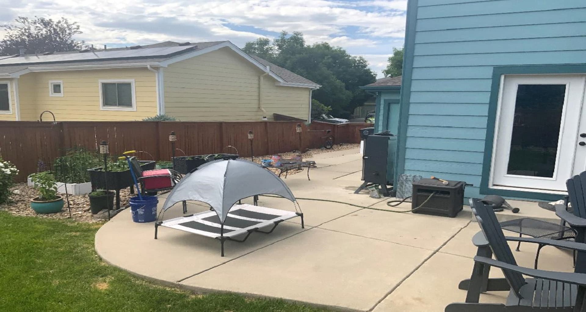 Shed-Style Patio Cover in Longmont 1