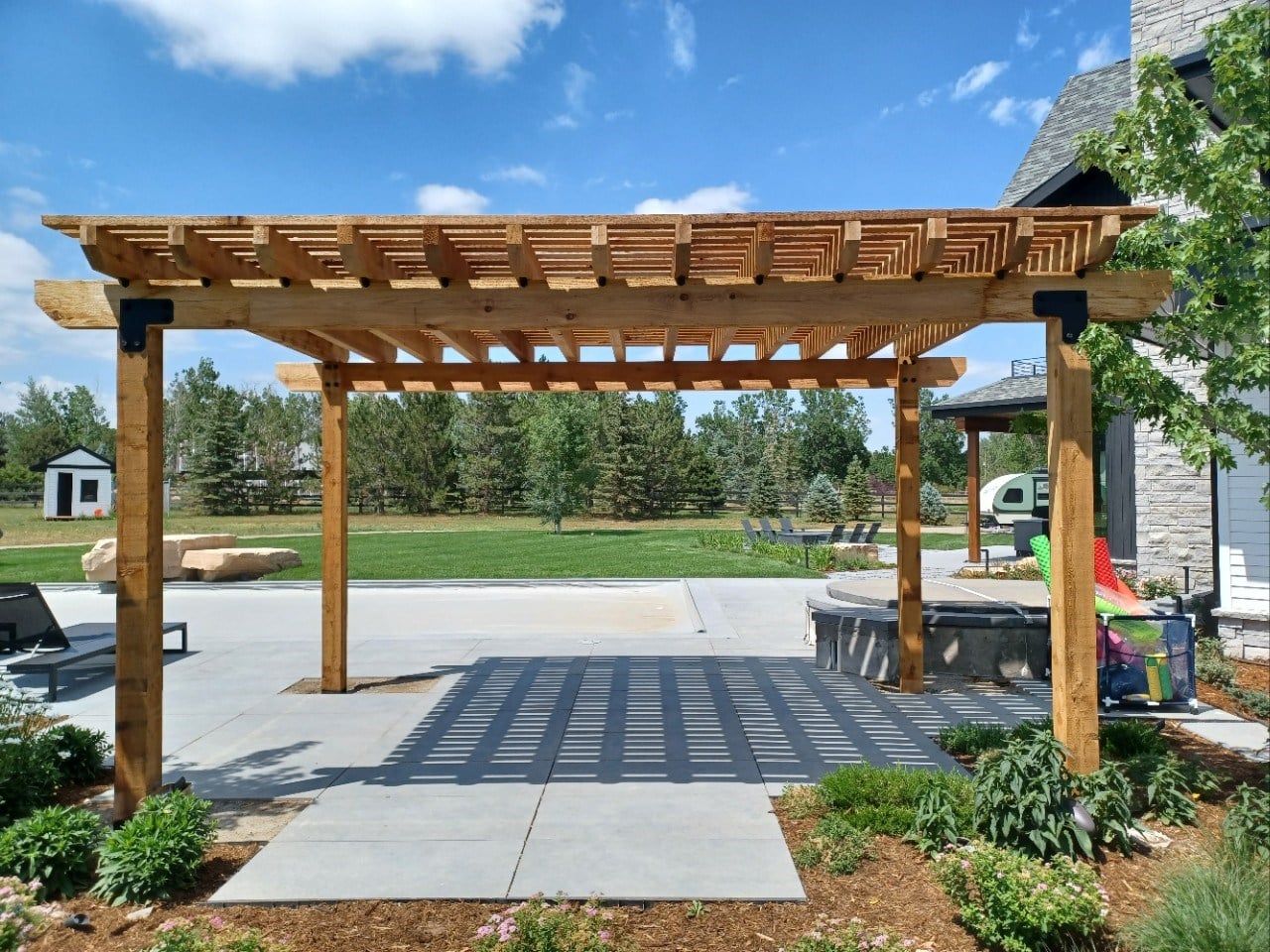 pergola outdoor shade structure