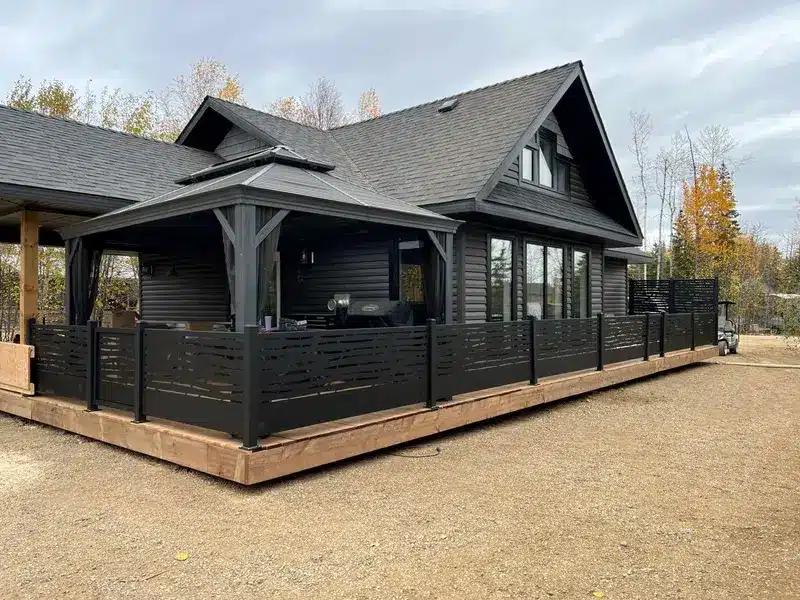 aluminum Hideaways screens - Deck builders in Denver